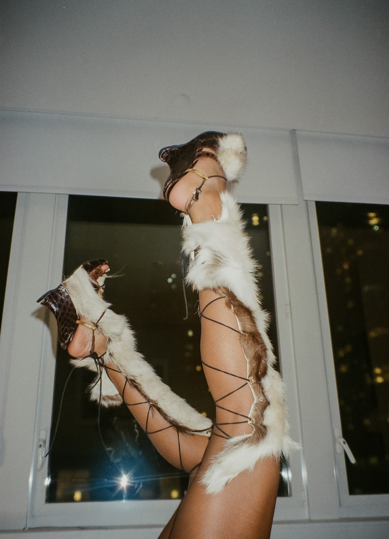 Fussy fur boot covers